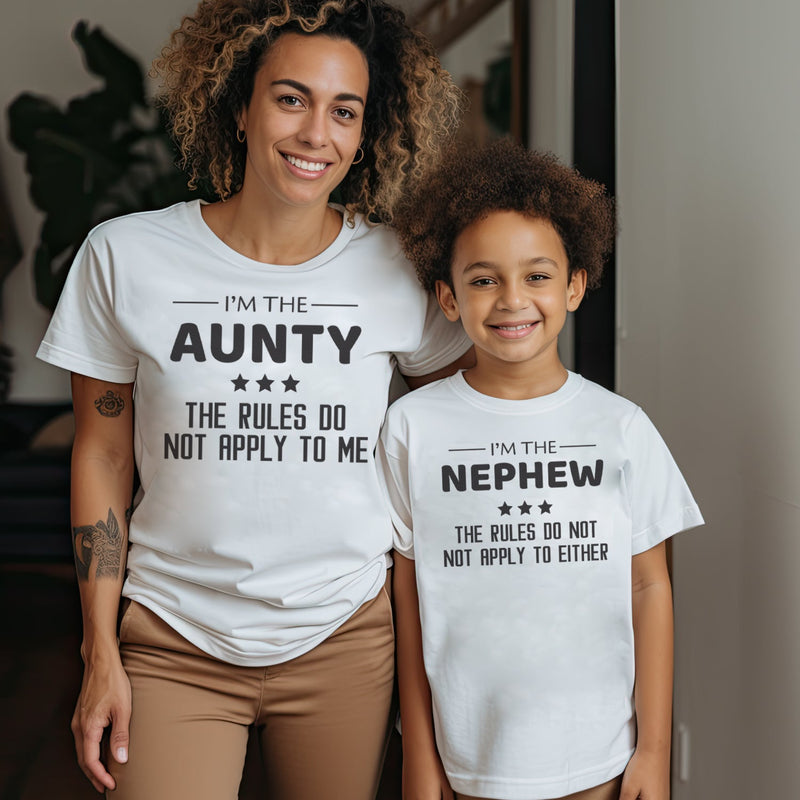 Nephew The Rules Do Not Apply - Aunty Matching Set
