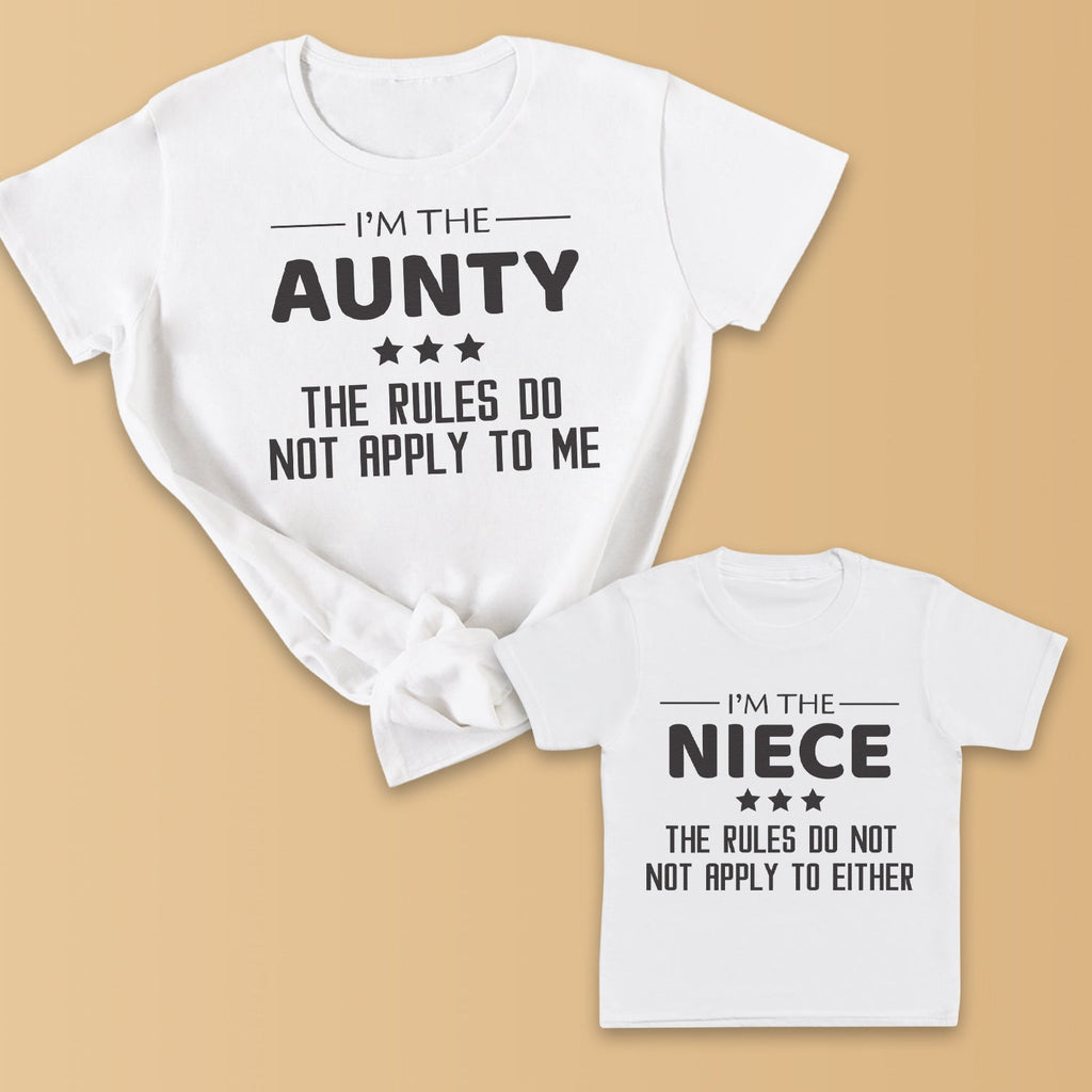 Niece The Rules Do Not Apply - Aunty Matching Set