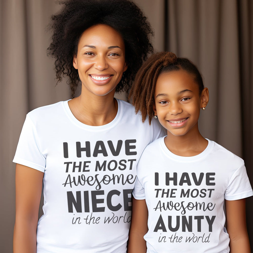 Most Awesome Neice - Aunty Matching Set