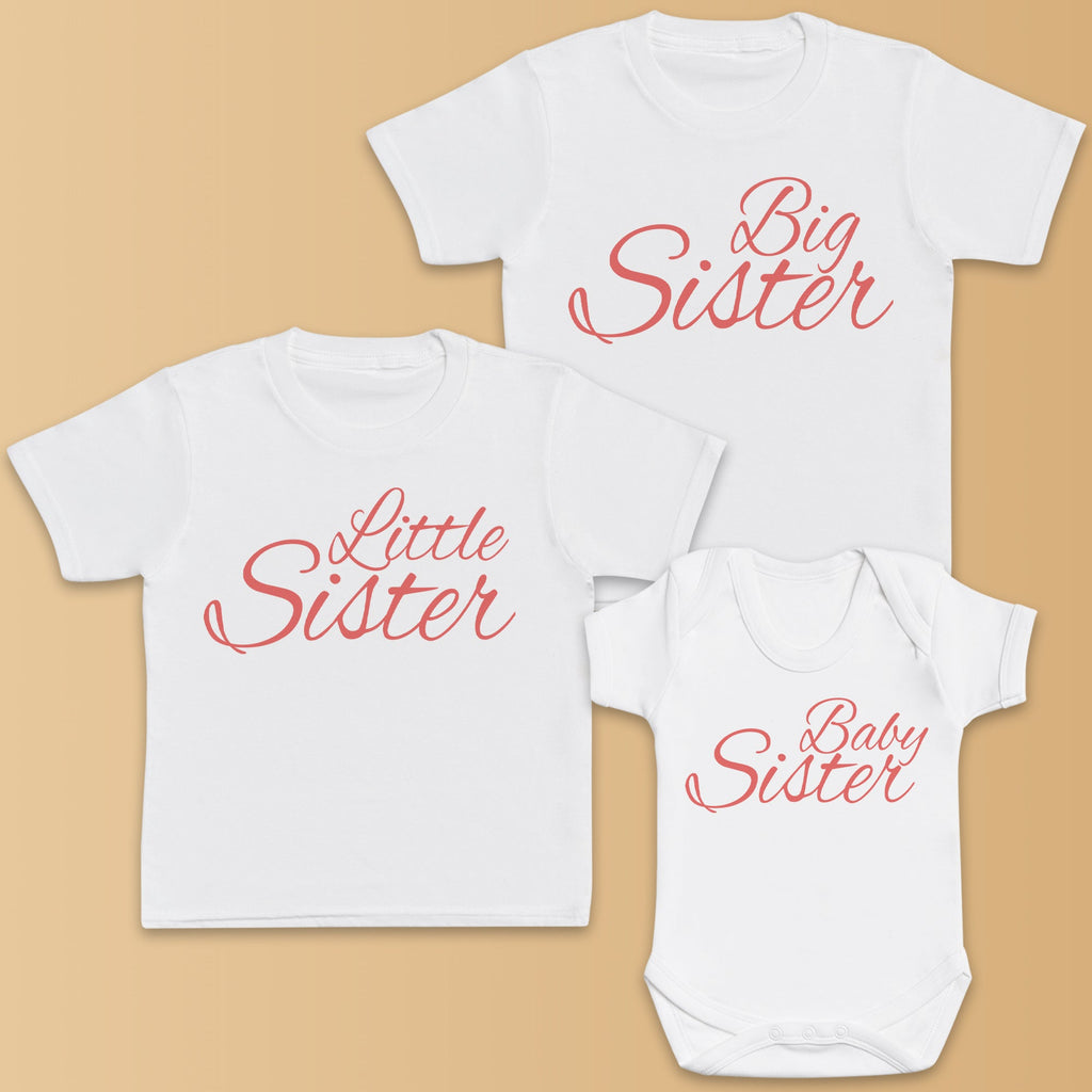 Big, Little & Baby Sister - Matching Sisters Set - Matching Sets - 0M upto 14 years - (Sold Separately)