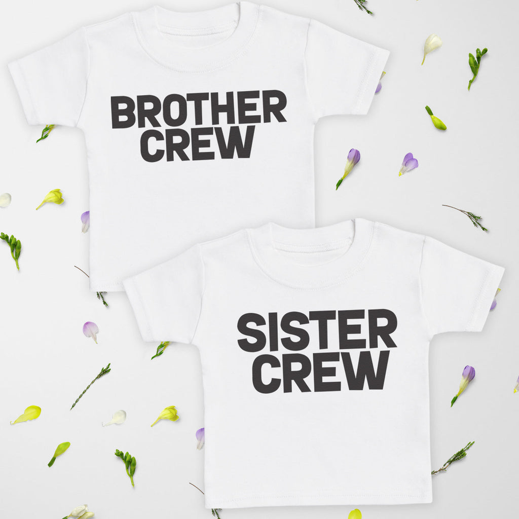 Sister & Brother Crew - Matching Sisters & Brother Set - 0M upto 14 years - (Sold Separately)