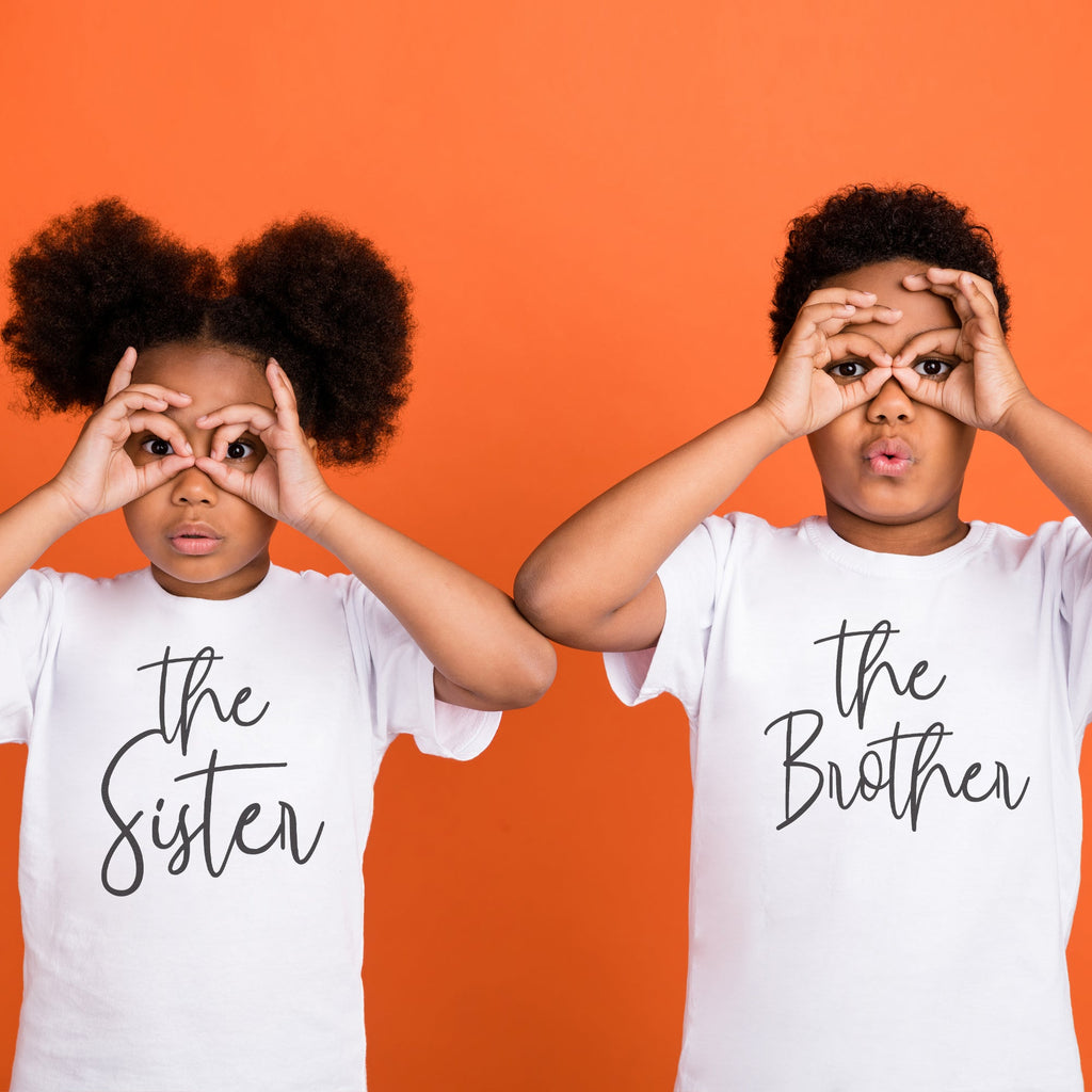 The Sister & The Brother - Matching Sisters & Brother Set - 0M upto 14 years - (Sold Separately)