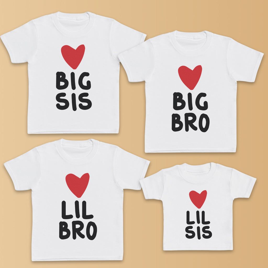 Big & Lil Bro & Sis - Matching Sisters & Brother Set - 0M upto 14 years - (Sold Separately)