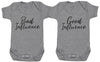 Good And Bad Influence - Twin Set - Baby Bodysuits (4314790953009)