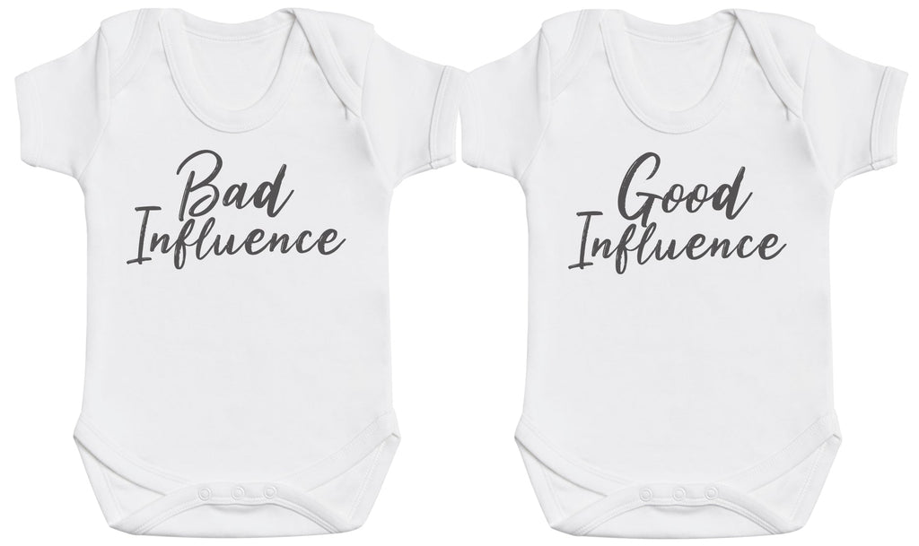 Good And Bad Influence - Twin Set - Baby Bodysuits (4314790953009)