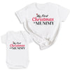 My First Christmas as Mummy Set - Family Matching Christmas Tops - Adult, Kids & Baby - (Sold Separately)