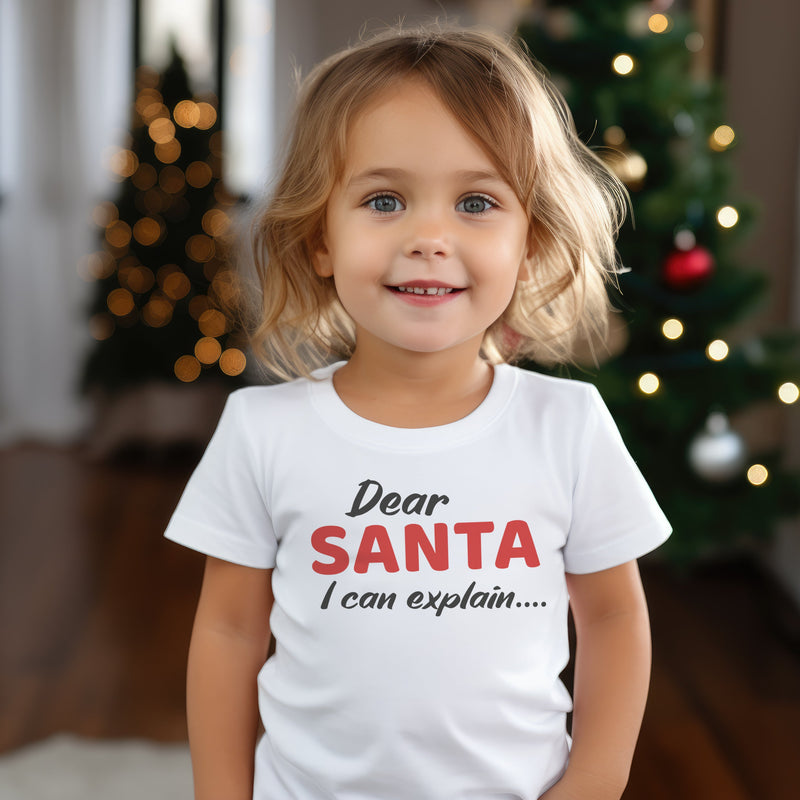Dear Santa I can Explain - Baby & Kids - All Styles & Sizes