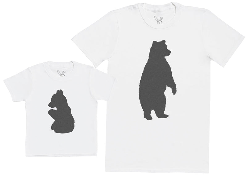 Papa Bear & Baby Bear - Matching Set - Baby / Kids T-Shirt & Dad T-Shirt - (Sold Separately)
