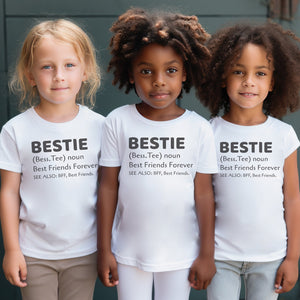 Bestie Wording - Matching Besties Set - Selection Of Clothing - 0M to 14 years - (Sold Separately)