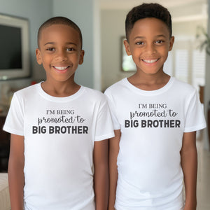 Being Promoted To Big Brother - Matching Brothers Set - Matching Sets - 0M upto 14 years - (Sold Separately)