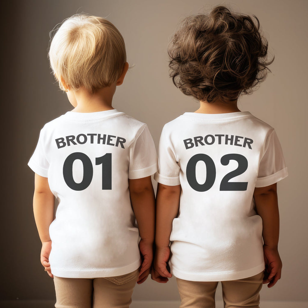 Brother 01 02 - Matching Brothers Set - Matching Sets - 0M upto 14 years - (Sold Separately)