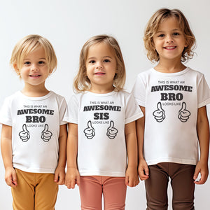 Awesome Brother & Sister - Matching Sisters & Brother Set - 0M upto 14 years - (Sold Separately)