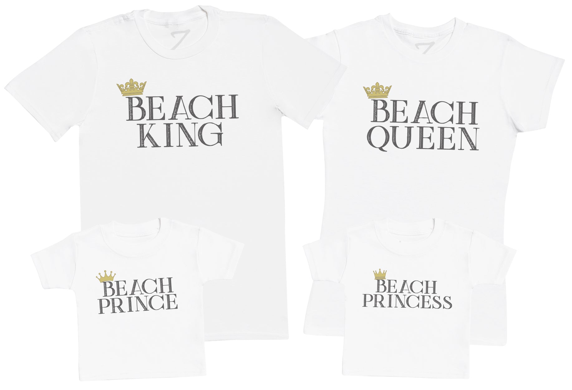 Beach Family - Matching Set - Baby / Kids T-Shirt, Mum & Dad T-Shirt (4253133045809)