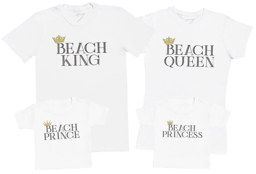 Beach Family - Matching Set - Baby / Kids T-Shirt, Mum & Dad T-Shirt (4253133045809)