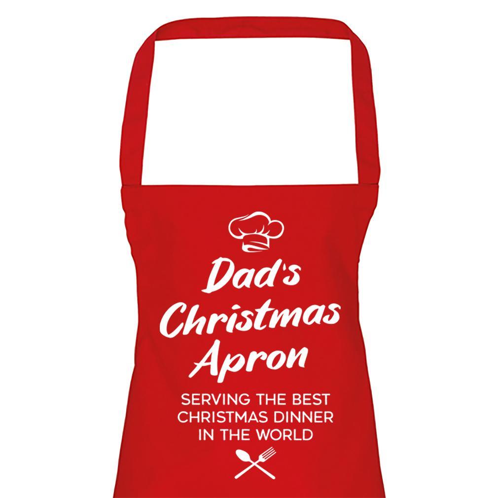 Dad's Christmas Apron - Mens Apron (4784722116657)
