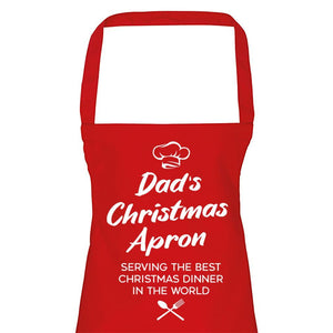 Dad's Christmas Apron - Mens Apron (4784722116657)