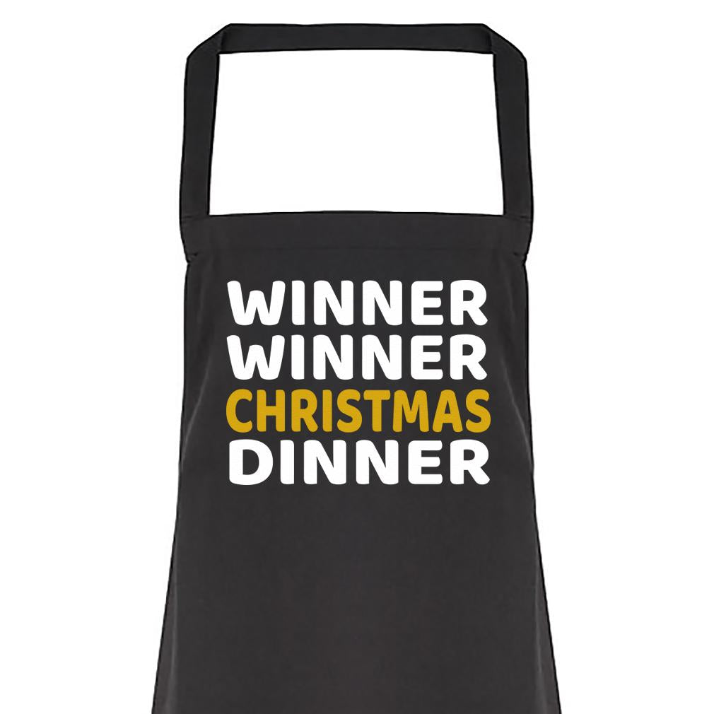 Winner Winner Christmas Dinner - Unisex Apron (4784723230769)
