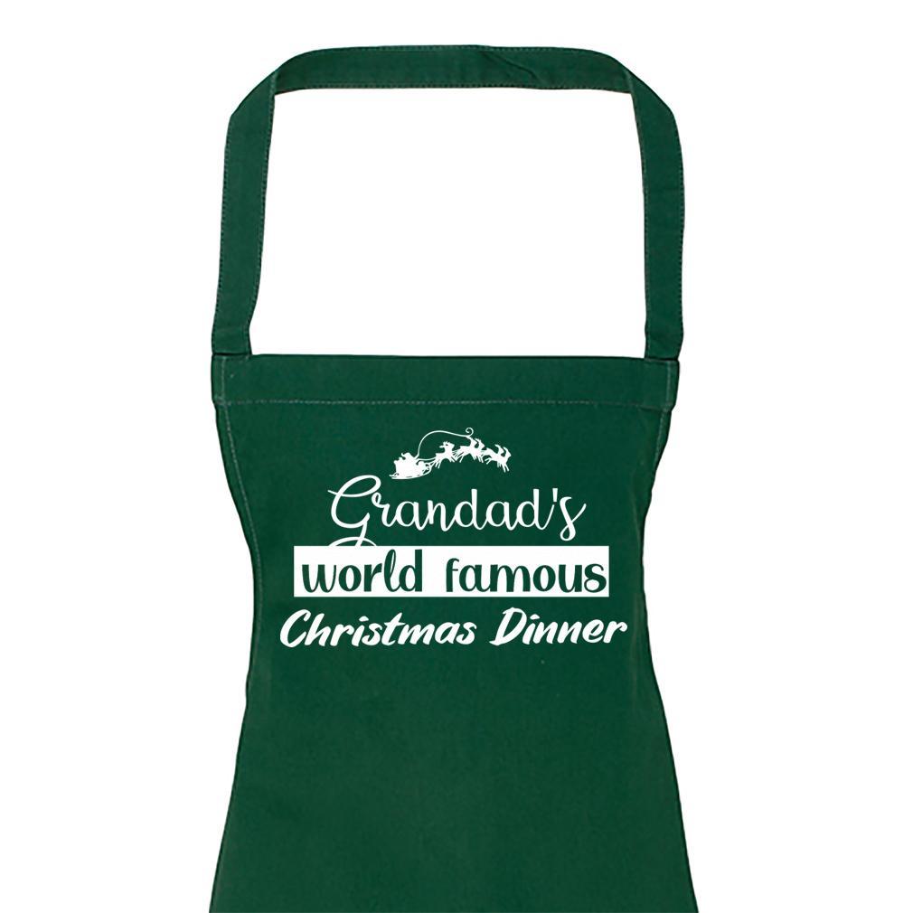 Grandad's World Famous Christmas Dinner - Mens Apron (4784721788977)