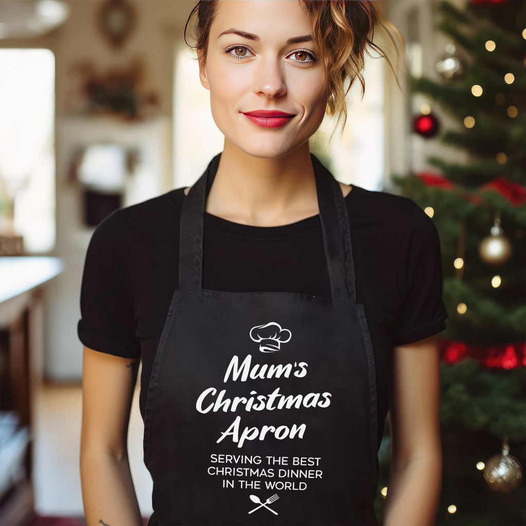 Mum's Christmas Apron - Womens Apron