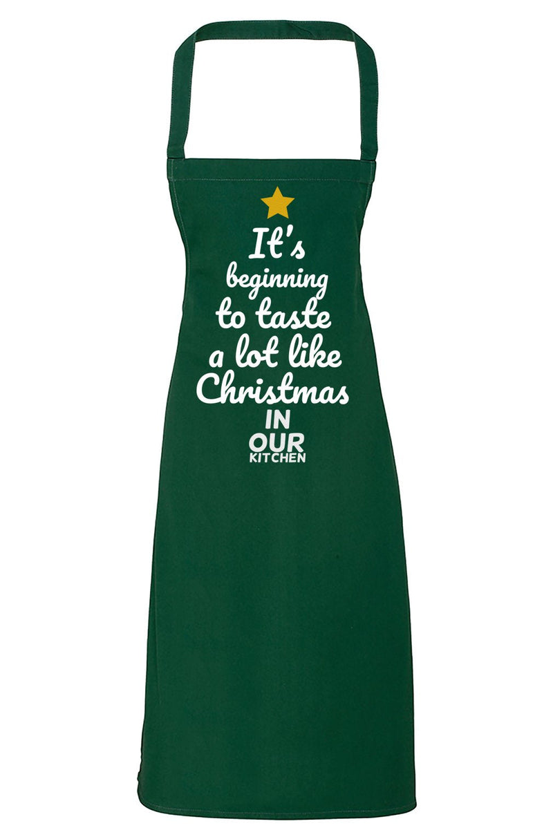 It's Beginning To taste A Lot Like Christmas - Unisex Apron (4784721854513)