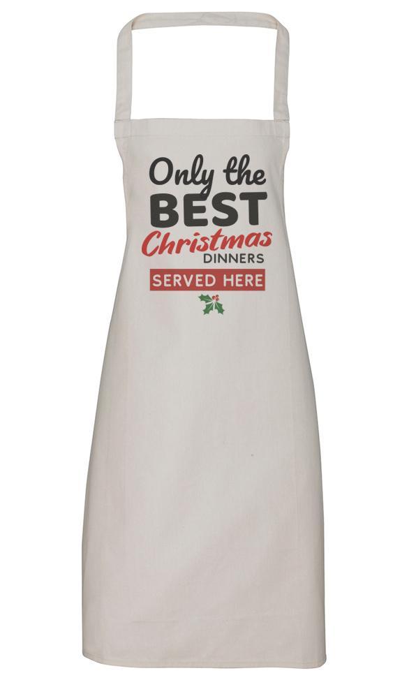 Only The Best Christmas Dinners - Unisex Apron (4784722018353)