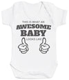 Awesome Dad And Baby - Matching Set - Baby Bodysuit & Dad T-Shirt (4190576672817)
