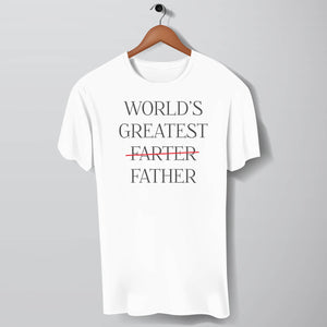 Worlds Greatest Farter - Mens T-Shirt - Dads T-Shirt