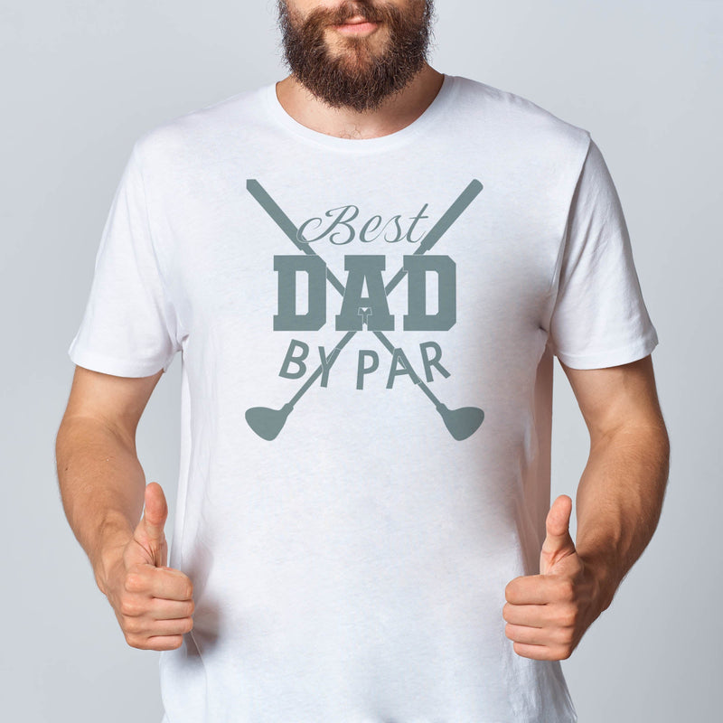 Best Dad By Par - Mens T-Shirt - Dads T-Shirt