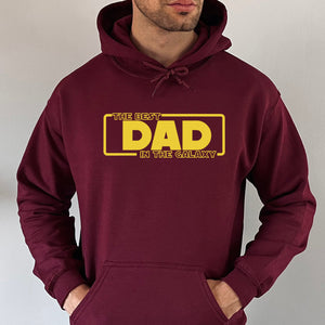 The Best Dad In The Galaxy - Mens Hoodie - Dads Hoodie