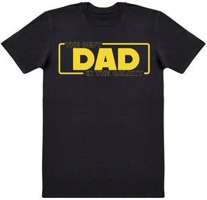 Best Dad In The Galaxy - Dads T-Shirt (4609838907441)
