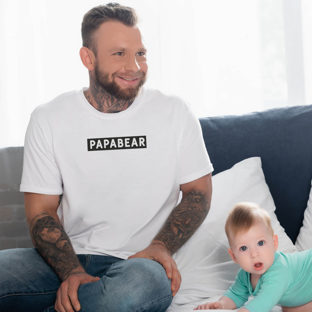 Papabear - Mens T-Shirt - Dads T-Shirt