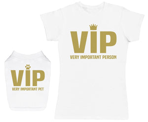V.I.P - Dog T-Shirt and Womens Set (4769803108401)