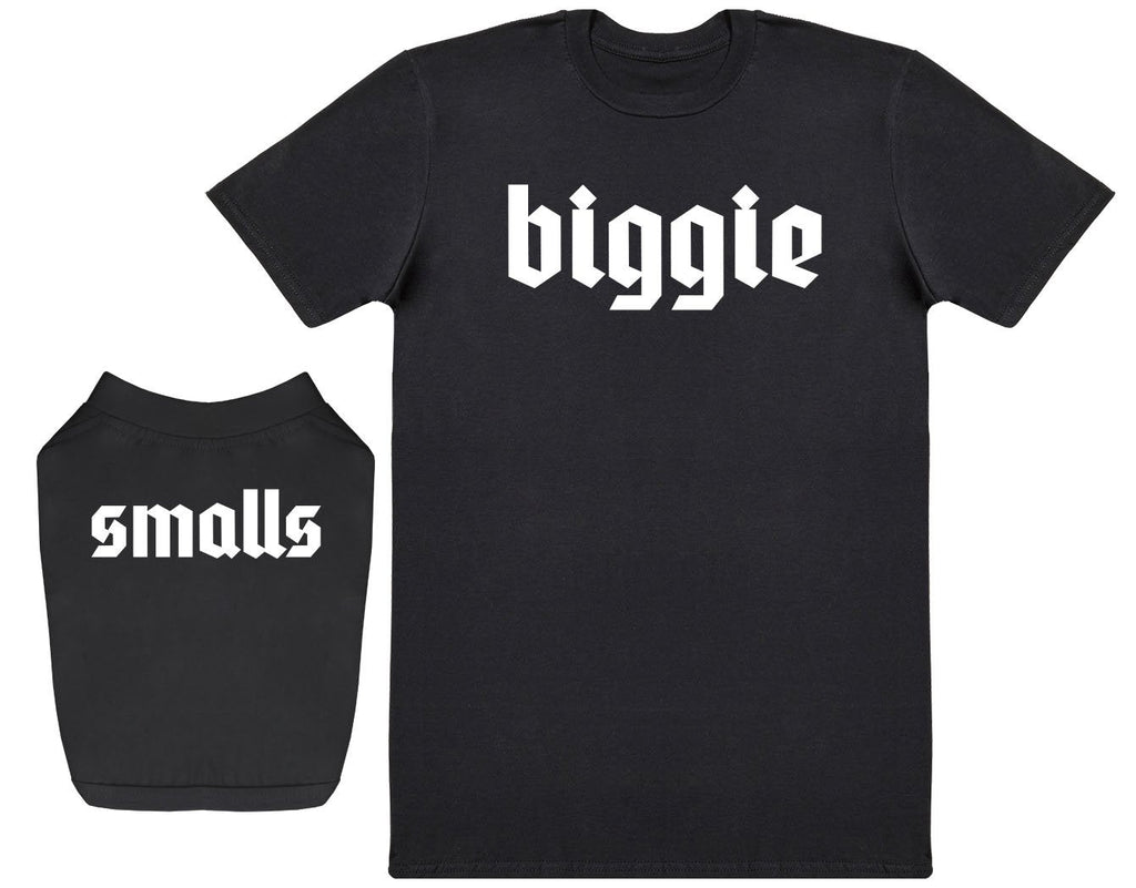 Biggie & Smalls - Dog T-Shirt And Mens Set (4769802813489)