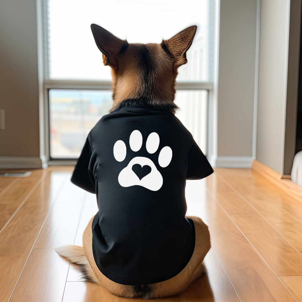 Paw Heart Dog T-Shirt