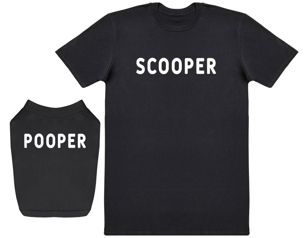 Pooper & Scooper - Dog T-Shirt And Mens Set (4769803173937)