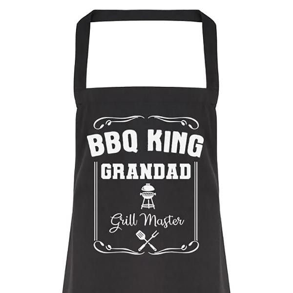 BBQ King - Grandad, Grill Master - Men's Apron (4784723492913)