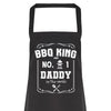BBQ King No. 1 Daddy In The World - Men's Apron (4784723460145)