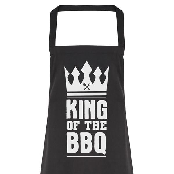 King Of The BBQ - Men's Apron (4784723296305)