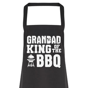 Grandad King Of The BBQ - Men's Apron (4784723263537)