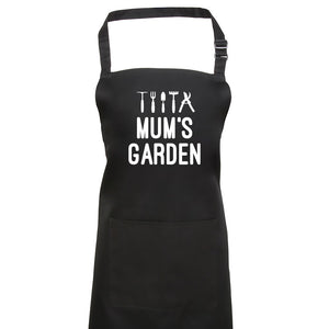 Mum's Garden & Dad's Garden - Printed Aprons - (Sold Separately)