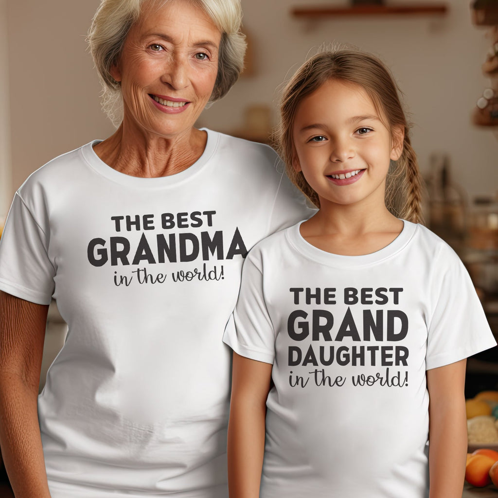 The Best Grandma & Granddaughter In The World - Matching Grandma Set - (Sold Separately)
