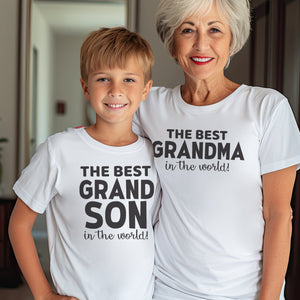The Best Grandma & Grandson In The World - Matching Grandma Set - (Sold Separately)