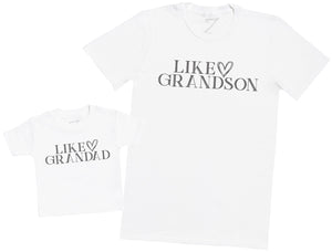 Like Grandad Like Grandson - Mens T-Shirt & Kids T-Shirt (4339488063537)