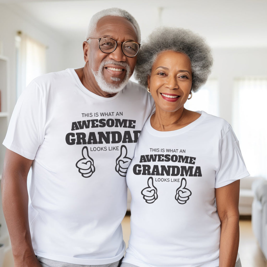 Awesome Grandad & Grandma - Grandma & Grandad Clothing - (Sold Separately)