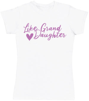 Like Grandma, Like Grandaughter - Matching Set - Baby Bodysuit & Mum T-Shirt (4343446896689)