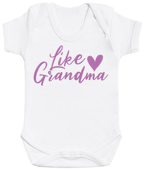 Like Grandma, Like Grandaughter - Matching Set - Baby Bodysuit & Mum T-Shirt (4343446896689)