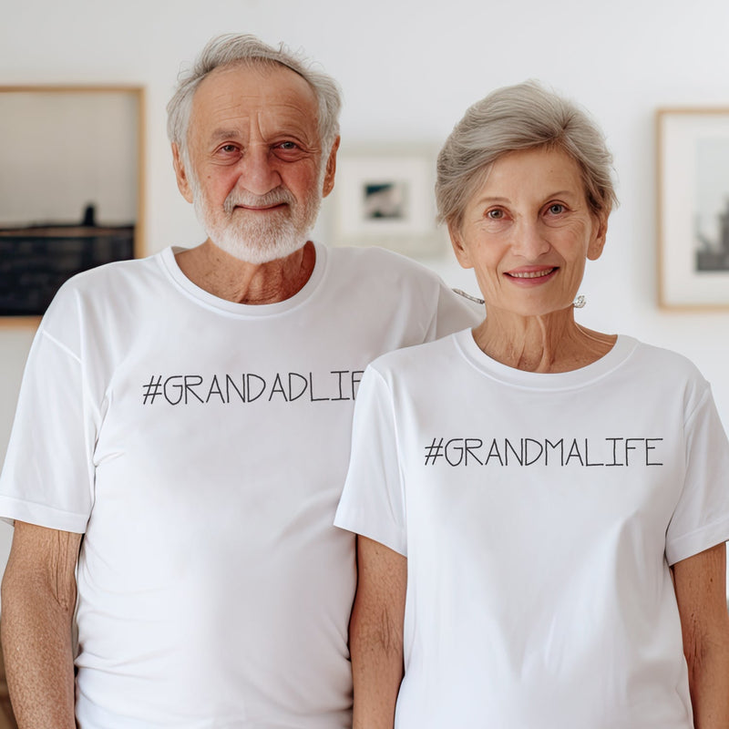 Grandadlife & Grandmalife - Grandma & Grandad Clothing - (Sold Separately)