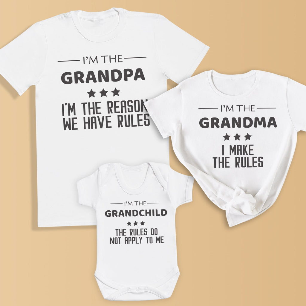 The Rules - Matching Grandparents Set - (Sold Separately)