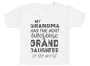 Most Awesome Grandma, Grandaughter - Matching Set - Baby / Kids T-Shirt & Mum T-Shirt (4343438508081)