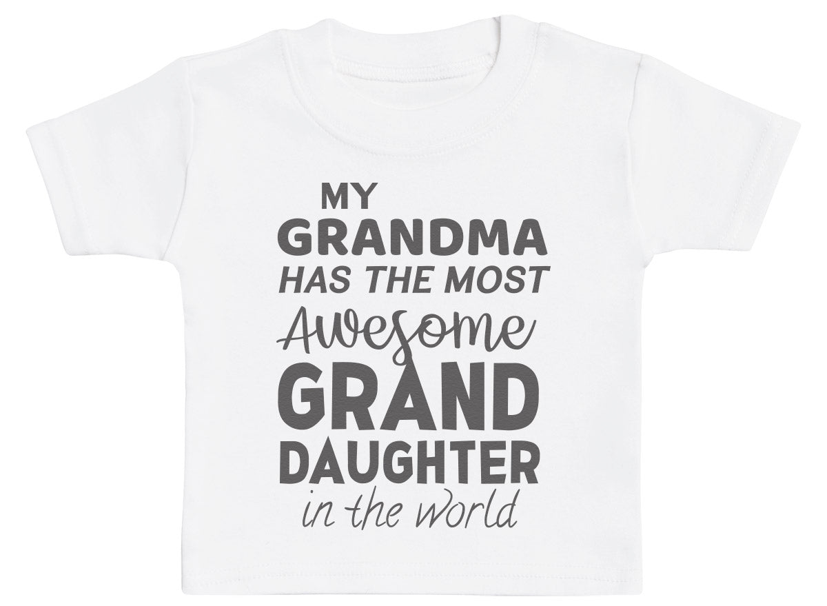 Most Awesome Grandma, Grandaughter - Matching Set - Baby / Kids T-Shirt & Mum T-Shirt (4343438508081)